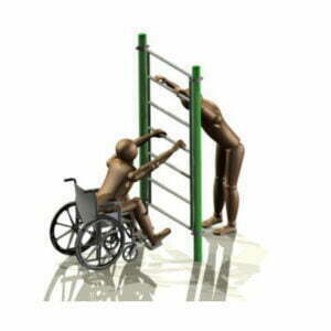 Inkluderende Gym-Apparater - Utegym for funksjonshemmede